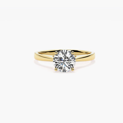Martini Round Cut Solitaire (4 prong)